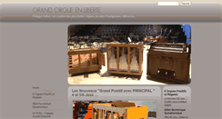 Desktop Screenshot of grandorgueenliberte.fr